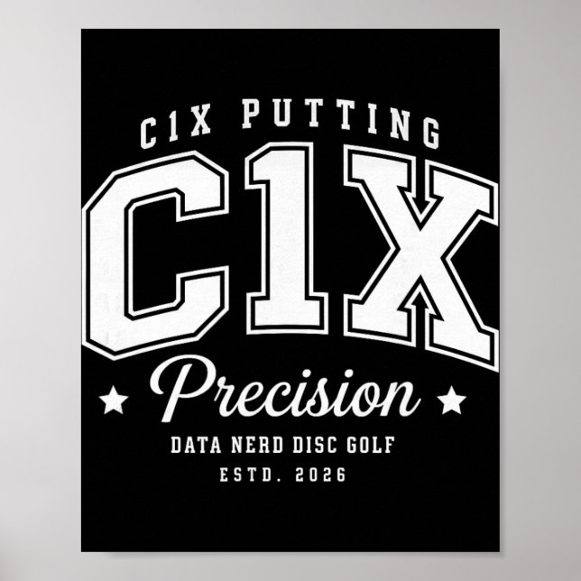 Poster C1x Mettre C1x Precision Data Nerd  (Devant)