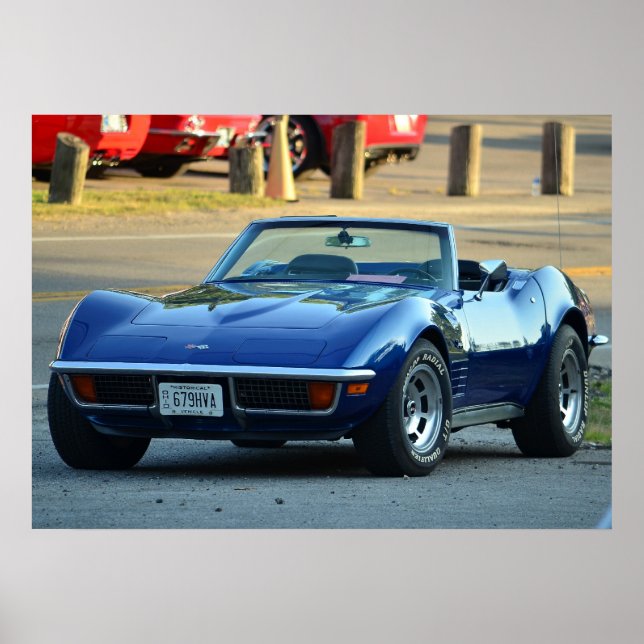 Poster C3 Corvette convertible (Devant)