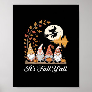 Poster C’est automne Y’all Gnomes automne automne