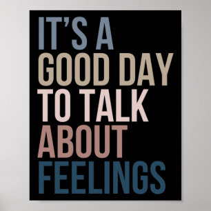 Poster C’est un bon jour pour parler de sentiments