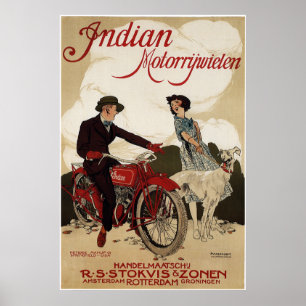 Poster c. MOTO PAYS-BAS 1915