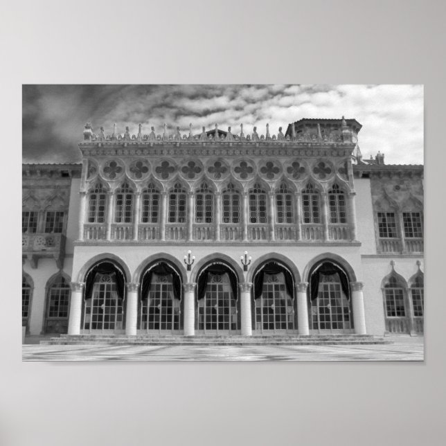 Poster Ca' D'Zan Ringling Mansion Sarasota Floride (Devant)