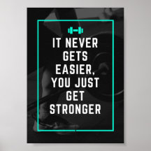 Ça ne devient jamais plus facile gymnase inspirati