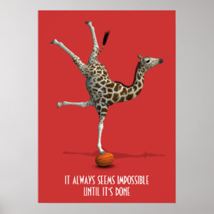 Poster Ça semble toujours impossible jusqu'à ce qu'il soi