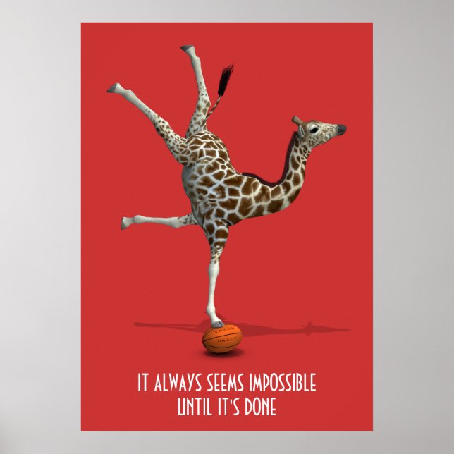 Poster Ça semble toujours impossible jusqu'à ce qu'il soi (Devant)