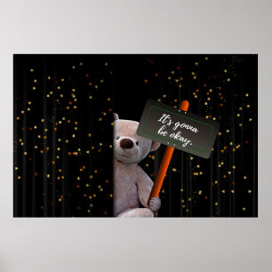 Poster Ça va aller Teddy Bear