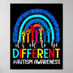 Poster Ça va être différent Sensibilisation sur l'autisme