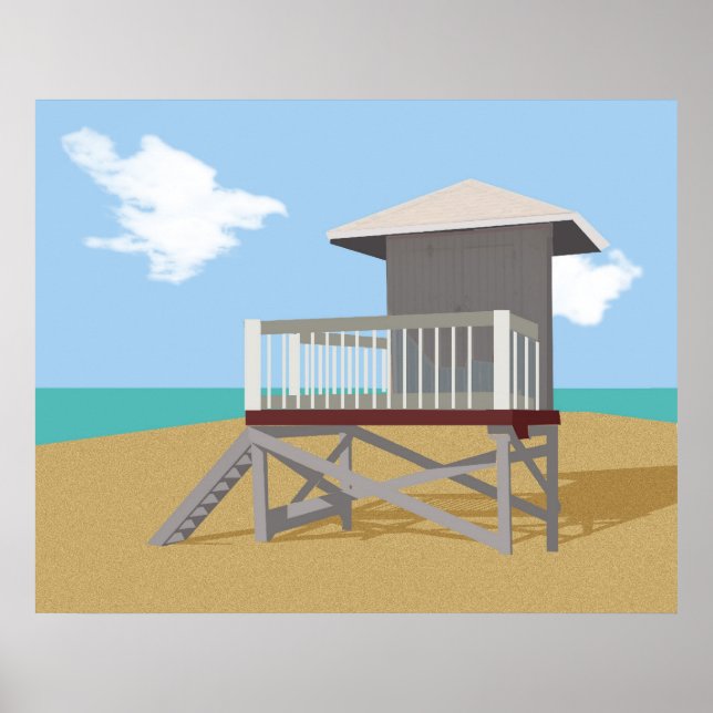 Poster Cabane de la Garde de vie (Devant)