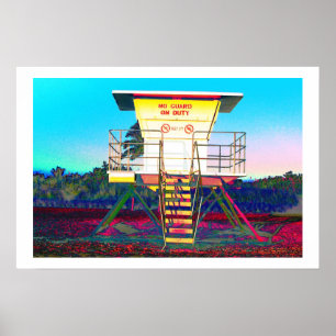 Poster Cabane de sauveteurs Zany