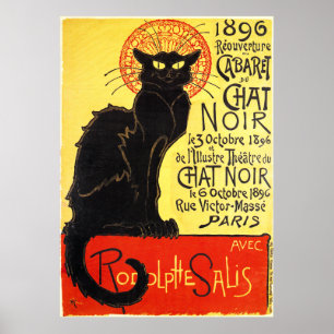 Poster Cabaret du Chat Noir, Steinlen