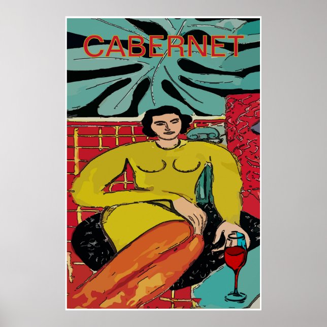 Poster Cabernet Maid, Vin (Devant)