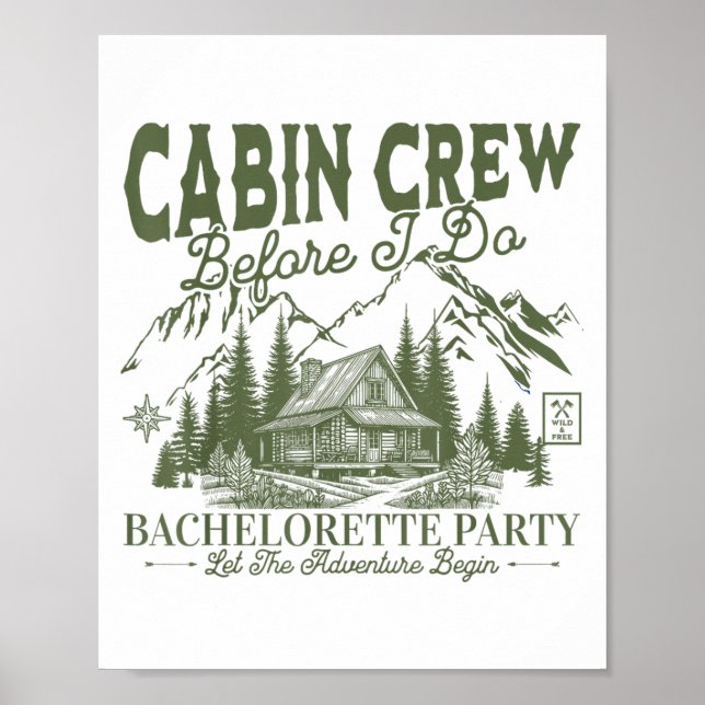 Poster Cabin Crew Before I Do Camp Bach Bachelorette Part (Devant)