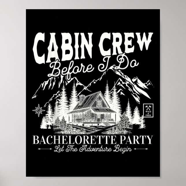 Poster Cabin Crew Before I Do Camp Bach Bachelorette Part (Devant)