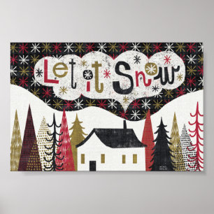 Poster Cabine de Noël irrégulier