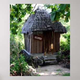 Poster Cabine d'herbe