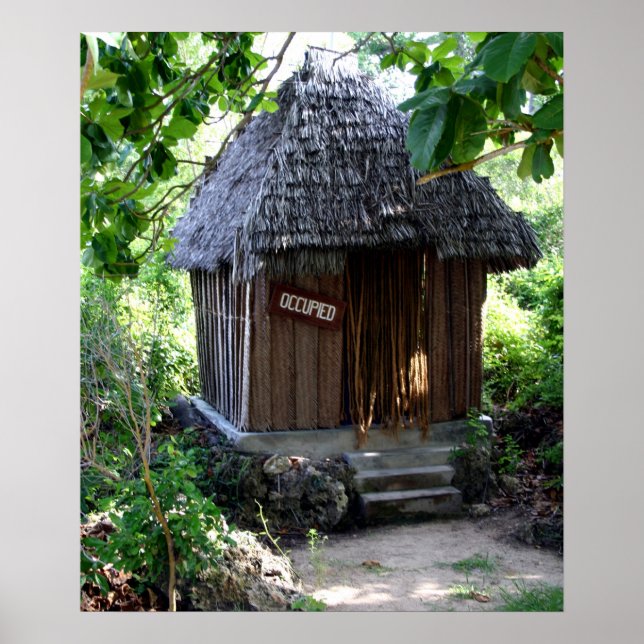 Poster Cabine d'herbe (Devant)