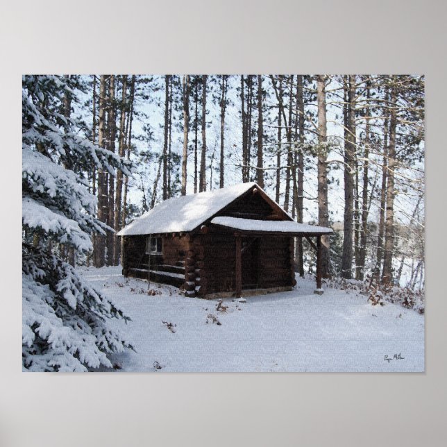 Poster Cabine d'hiver (Devant)