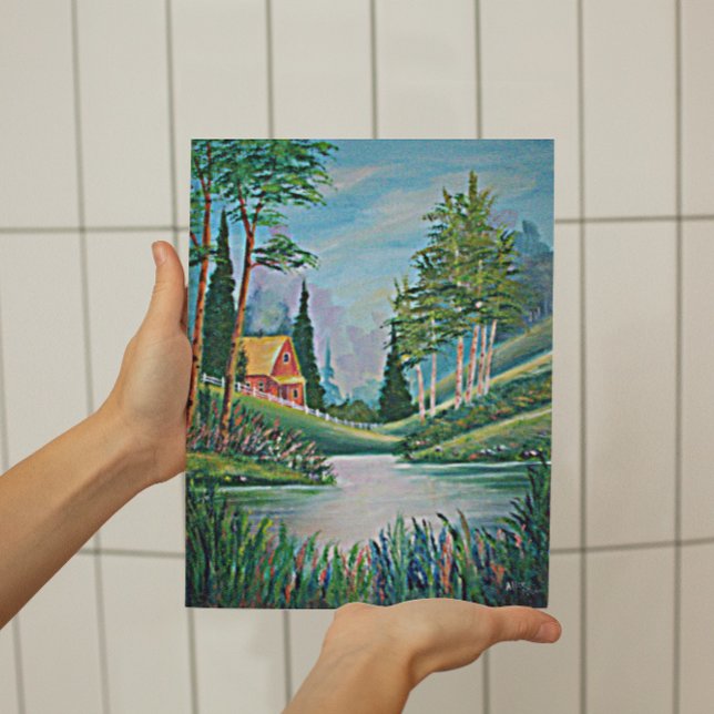 Poster Cabine par Stream Pays Vivre Petite (Créateur téléchargé)