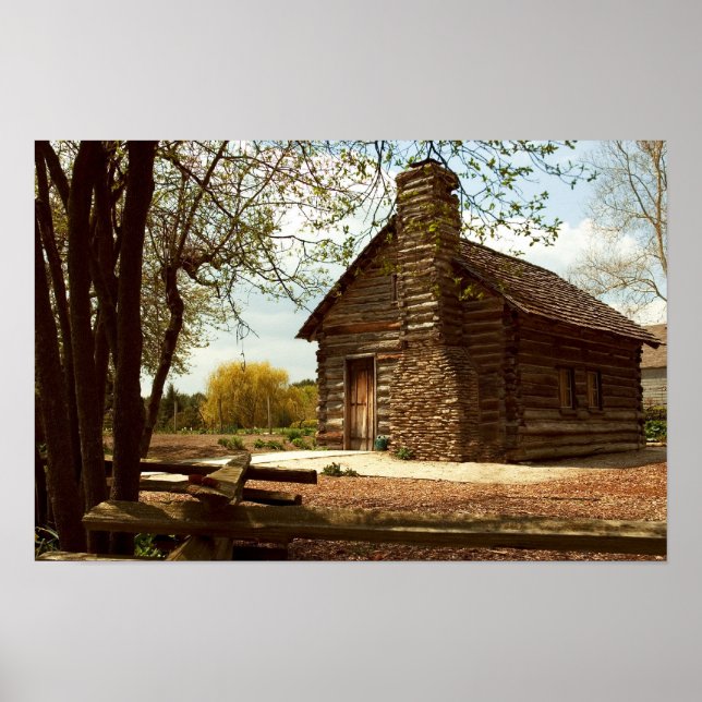 Poster Cabine rustique (Devant)