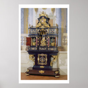 Poster Cabinet de la électrice Palatine, c.1704 (ébène,