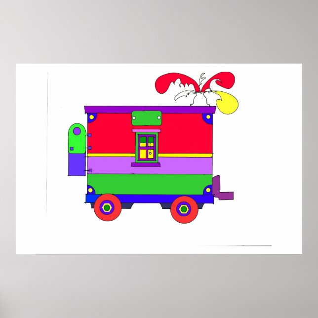 POSTER CABOOSE (Devant)