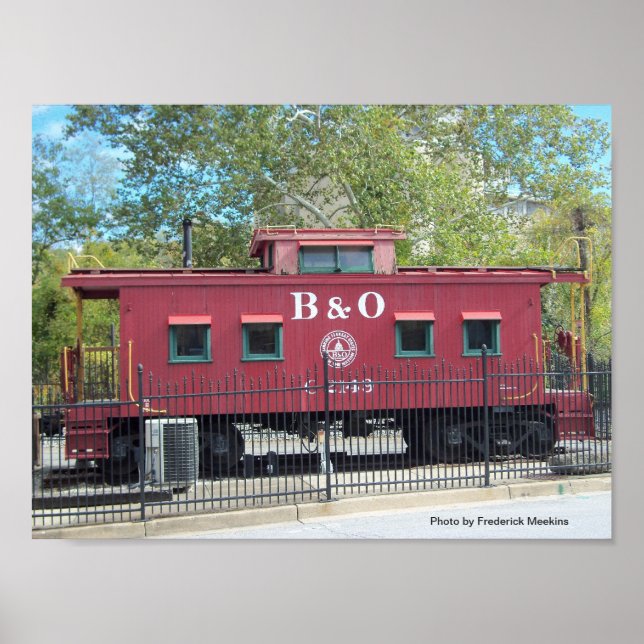 Poster Caboose rouge (Devant)