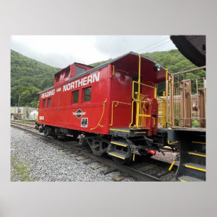 Poster Caboose rouge