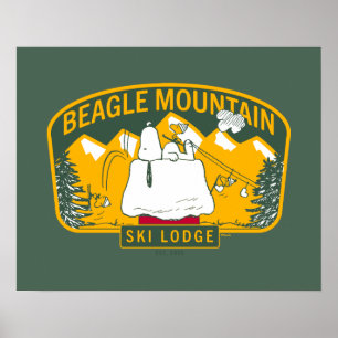 Poster cacahuètes   Beagle Mountain Ski Lodge
