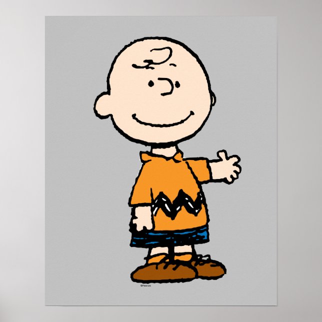 Poster cacahuètes | Charlie Brown (Devant)
