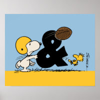 cacahuètes | Football Snoopy & Woodstock
