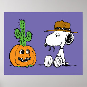 Poster cacahuètes Halloween du désert de Spike