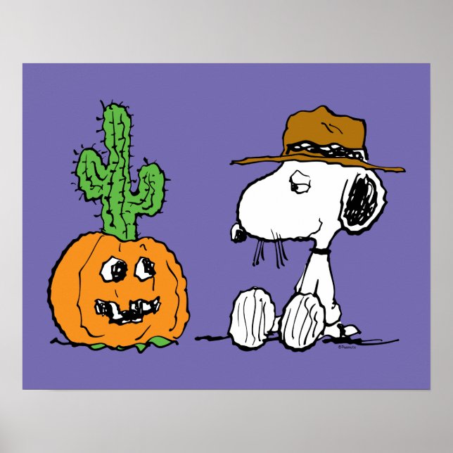 Poster cacahuètes | Halloween du désert de Spike (Devant)