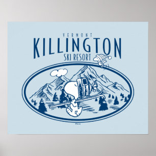 Poster cacahuètes   Killington Ski Resort Vermont