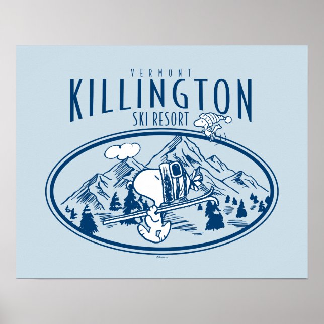 Poster cacahuètes | Killington Ski Resort Vermont (Devant)