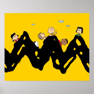 Poster cacahuètes   La Bande sur le Zig Zag