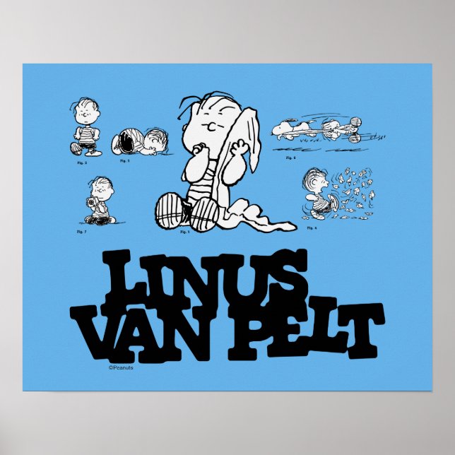 Poster cacahuètes | Linus (Devant)