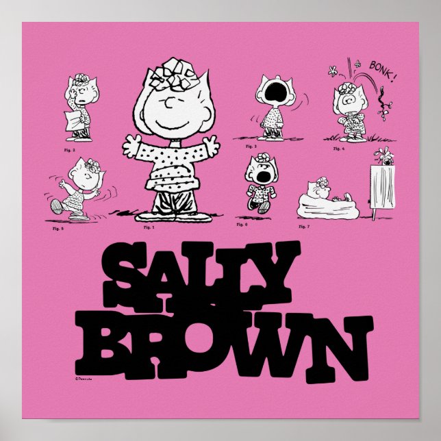 Poster cacahuètes | Sally Brown (Devant)