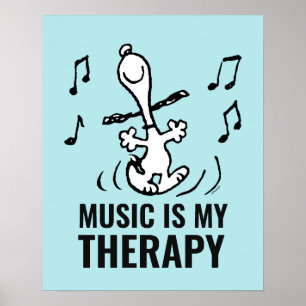 Poster cacahuètes   Snoopy Dancing