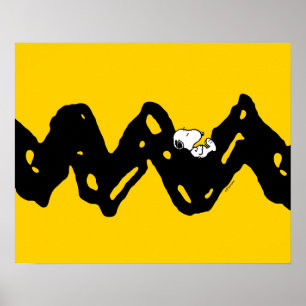 Poster cacahuètes   Snoopy Nap