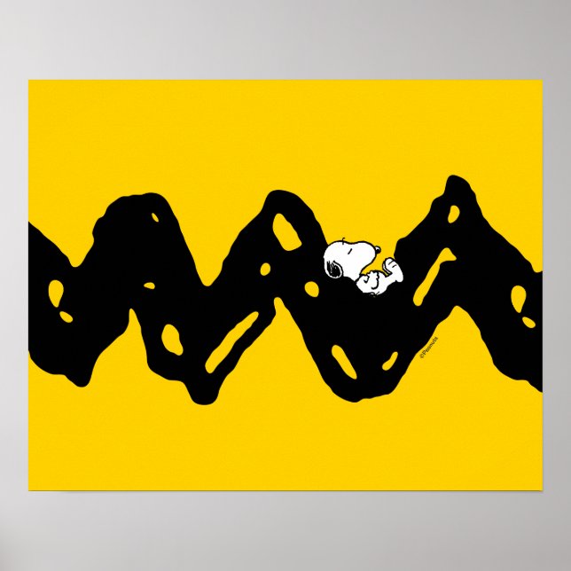 Poster cacahuètes | Snoopy Nap (Devant)
