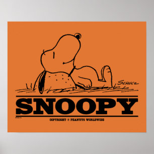 Poster cacahuètes   Snoopy Reest Break