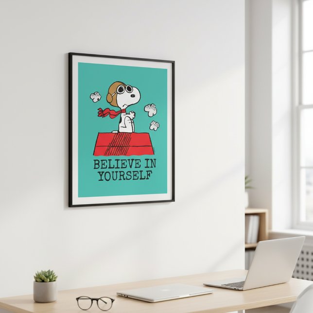 Poster cacahuètes | Snoopy the Flying Ace | Ajouter Votre (Créateur téléchargé)