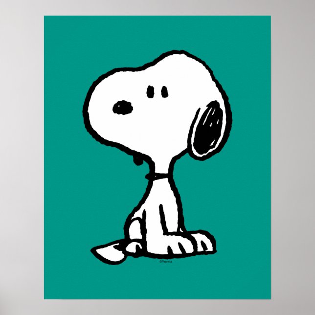 Poster cacahuètes | Tournages de snoopy (Devant)