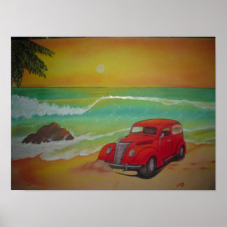 POSTER CACHÉ DANS LE SABLE
