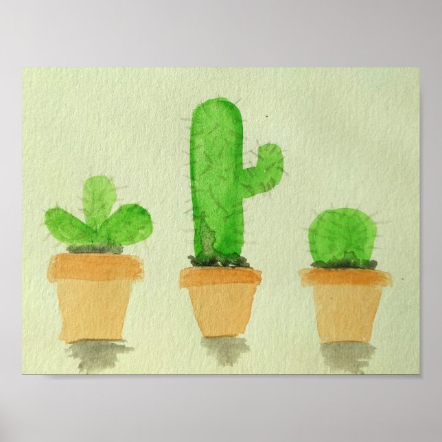 Poster Cactus (Devant)