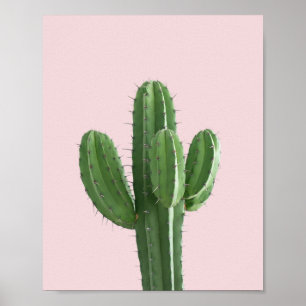 Poster Cactus in Pink