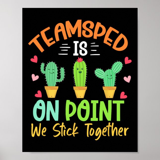 Poster Cactus Sped Squad Team Spad Est Sur Le Point Nous  (Devant)