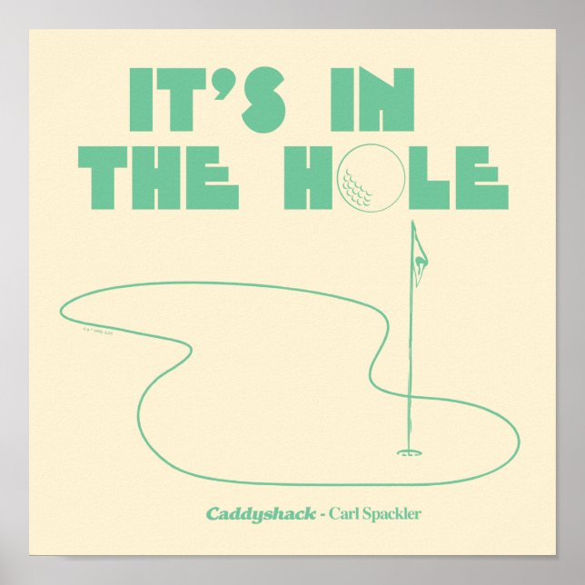 Poster Caddyshack | C'est dans le trou (Devant)