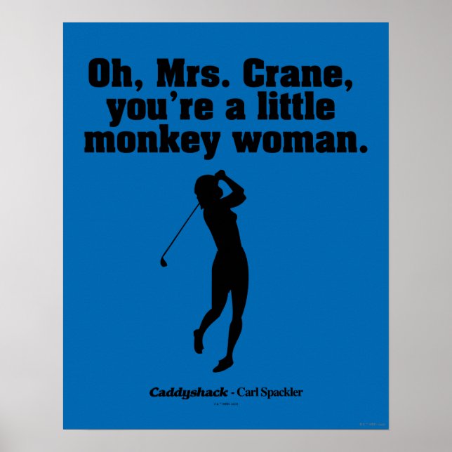 Poster Caddyshack | Oh Mme Crane (Devant)