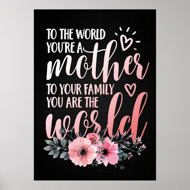 Poster Cadeau À Ma Mère (Devant)